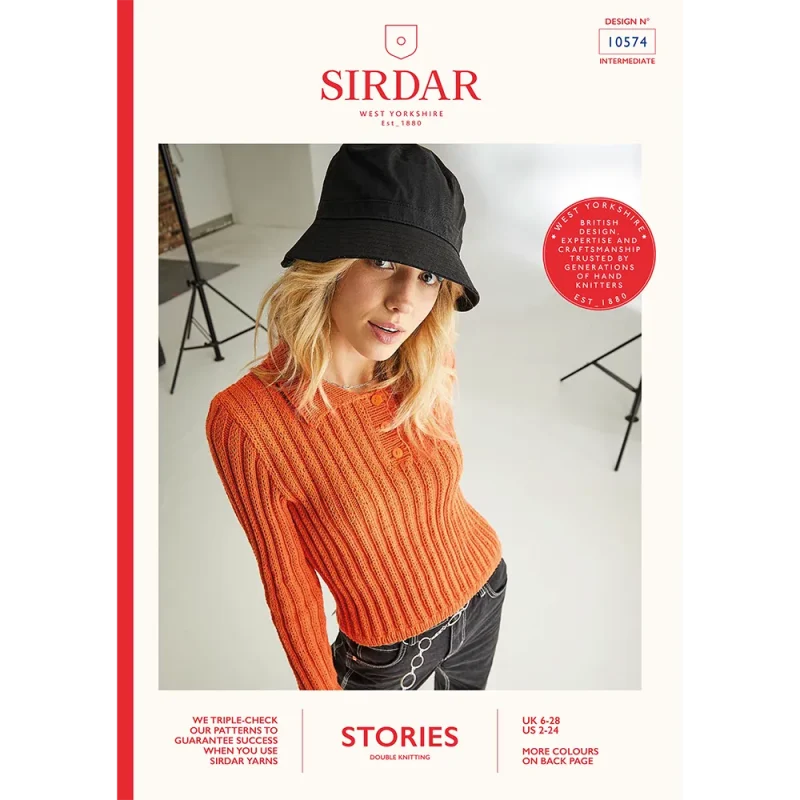 cozy streetlight sweater sirdar stories dk collection