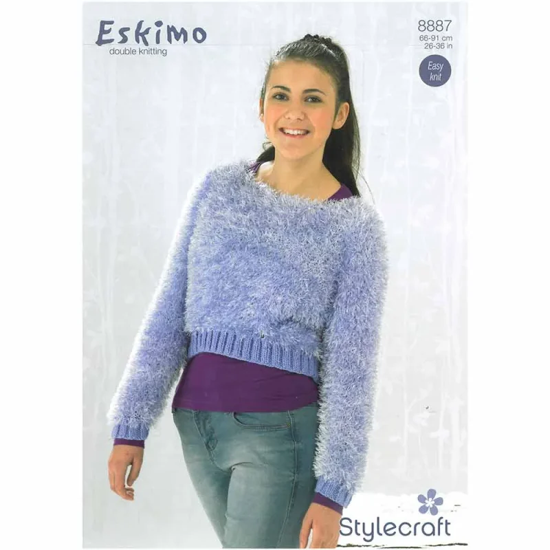 cozy stylecraft eskimo dk knit sweater