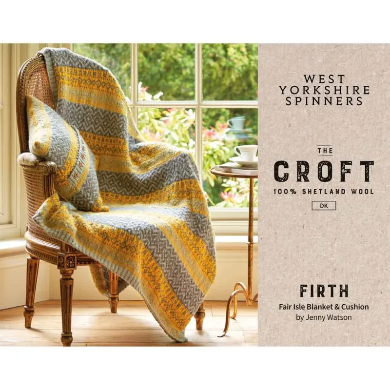 croft dk digital blanket cushion pattern by west yorkshire spinners