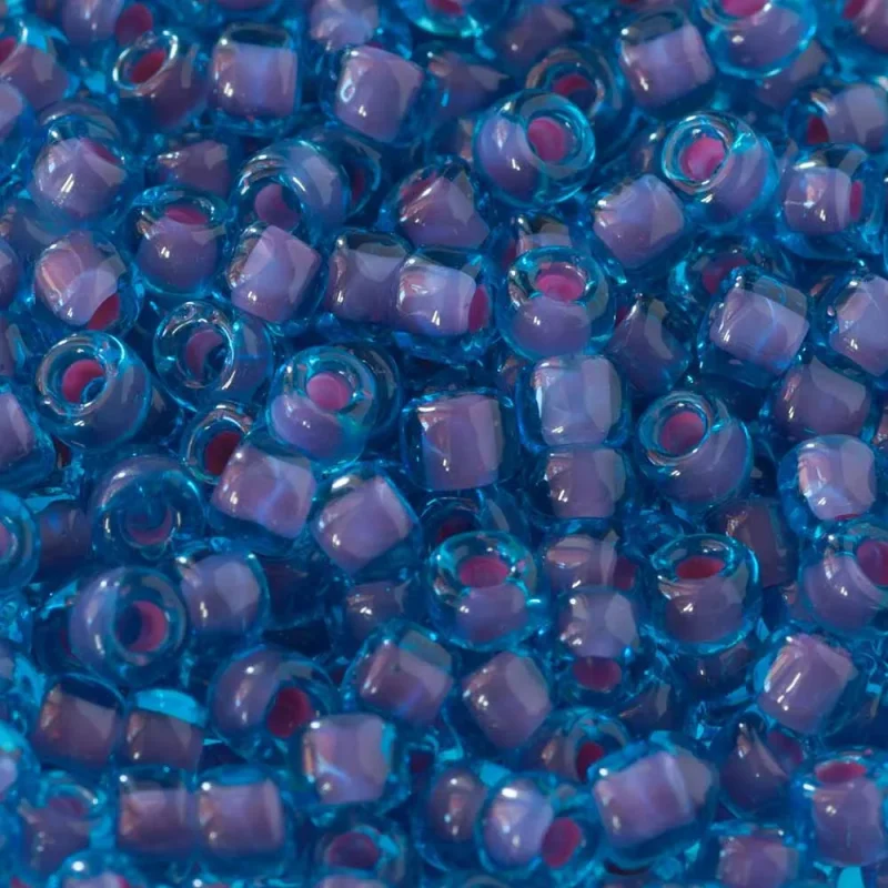 debbie abrahams 227 mauve seed beads size 8