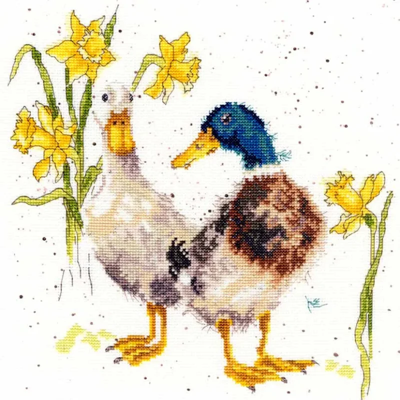 duck daffodil decor set