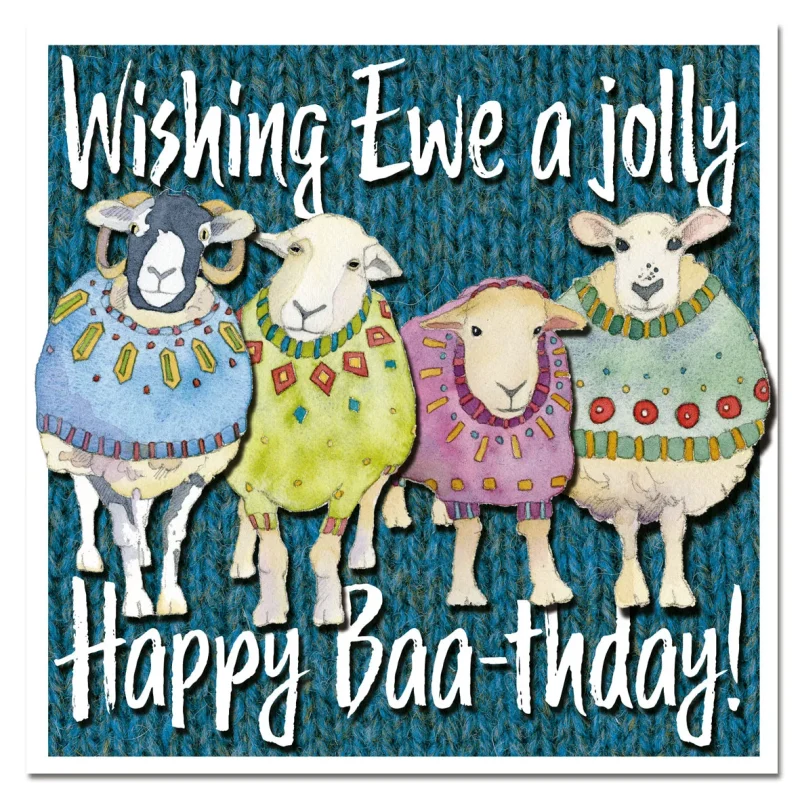 emma ball happy baa thday greetings card