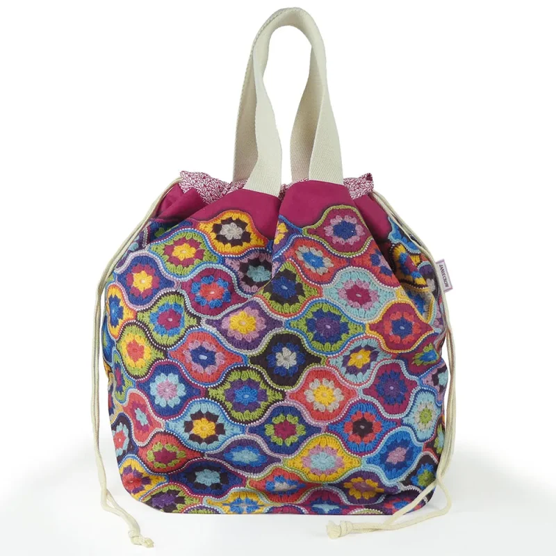 emma ball large bucket bag mystical lanterns by janie crow