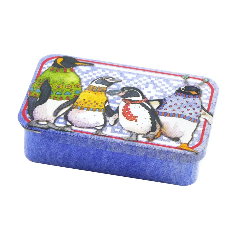 emma ball pocket tin penguins in pullovers