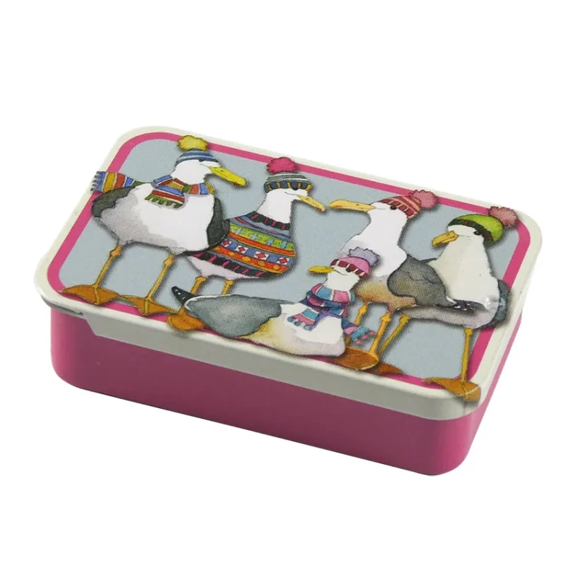 emma ball seagull beanie pocket tin