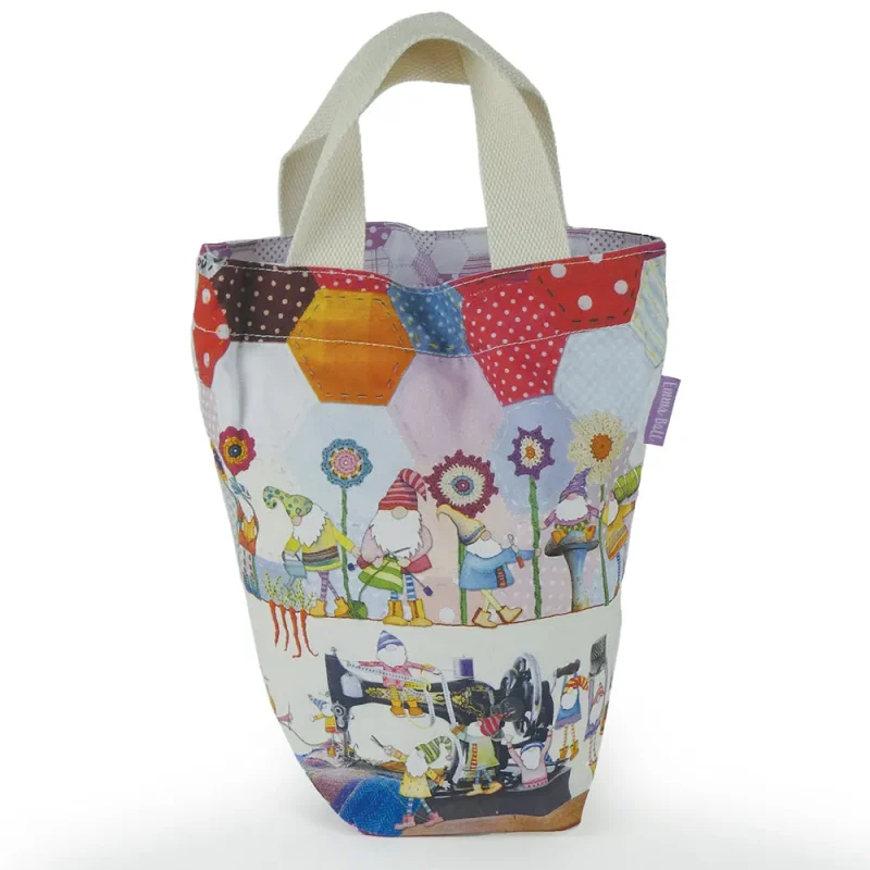 emma ball small gnomes bucket bag for crafting