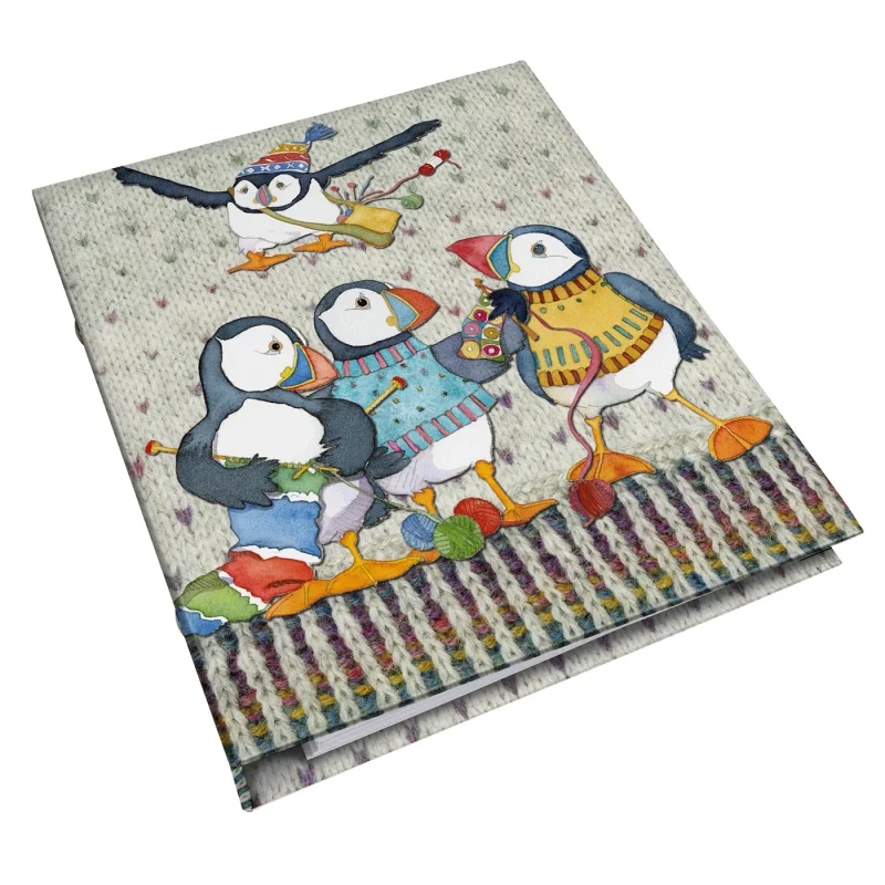 emma ball woolly puffins project folder