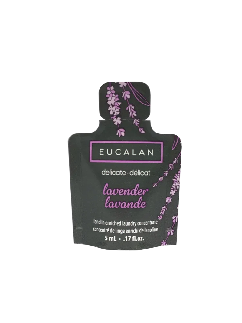 eucalan lanolin enriched 5ml lavender laundry sachet