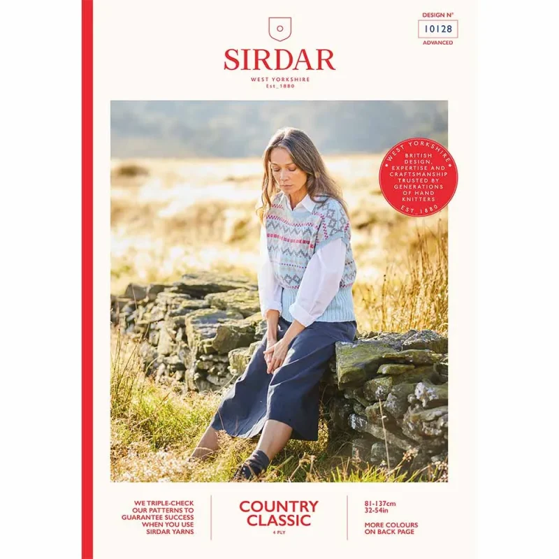 fair isle knit top sirdar country classic 4ply