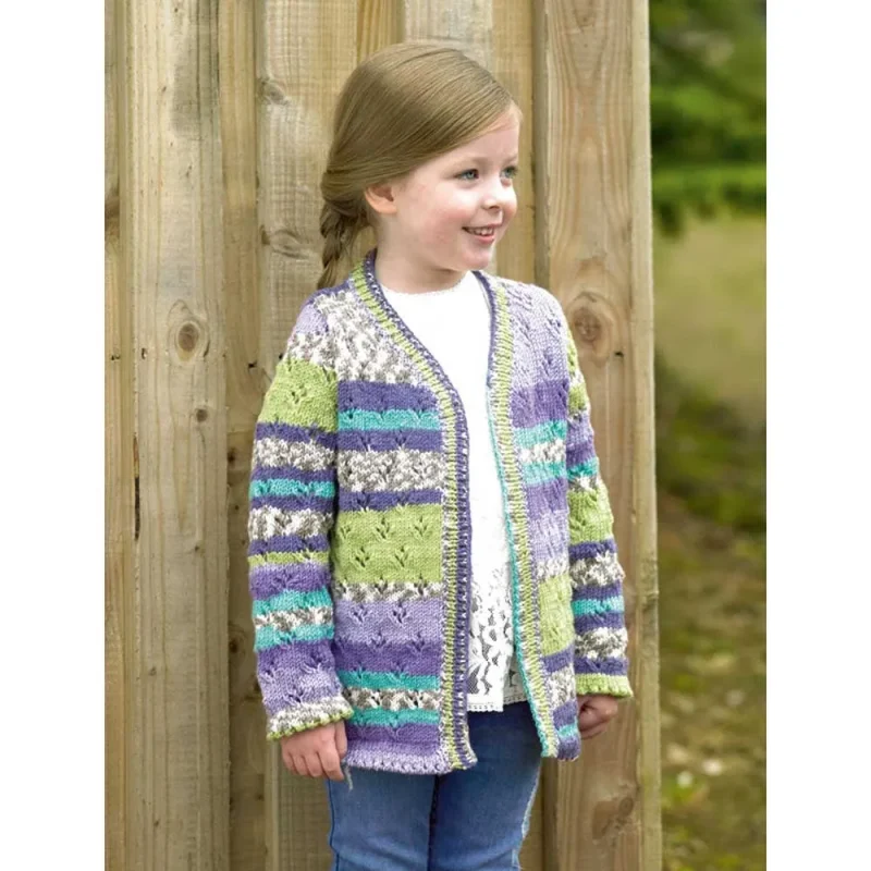 fairground dk cardigan by james c brett