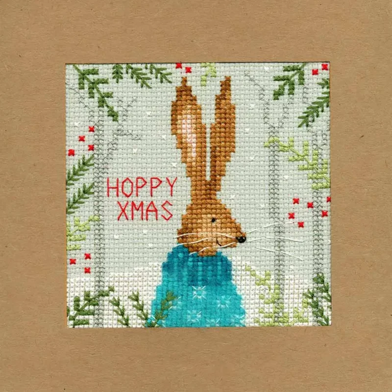 festive hare for christmas