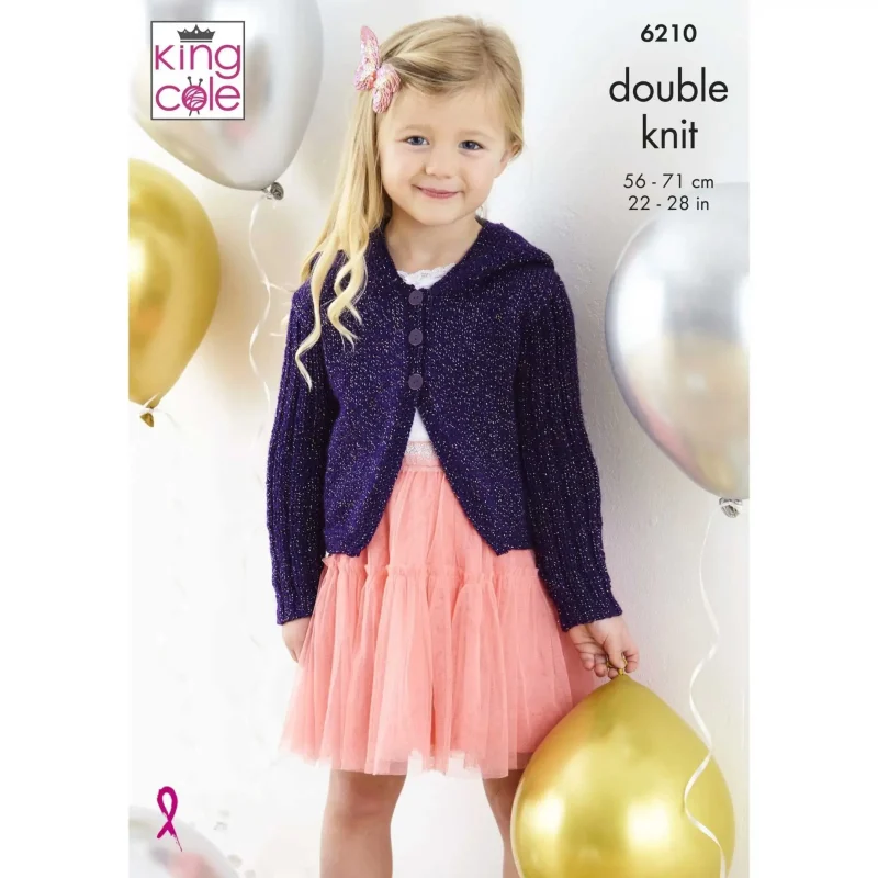 festive party cardigans king cole glitz dk