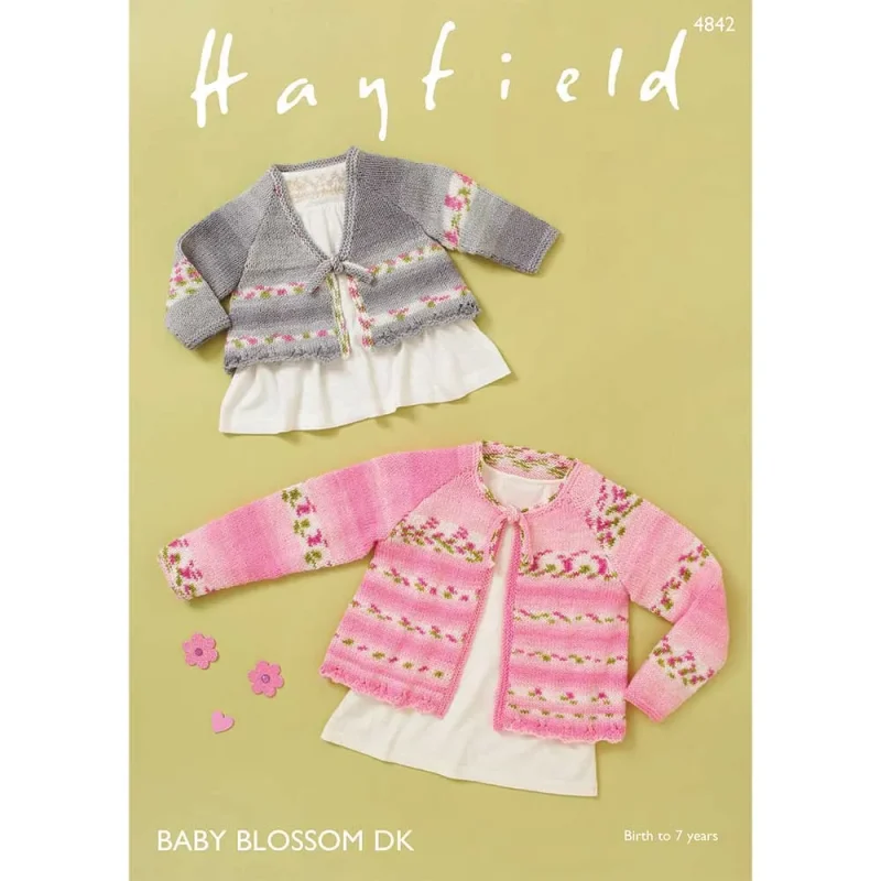 girls hayfield baby blossom dk tops