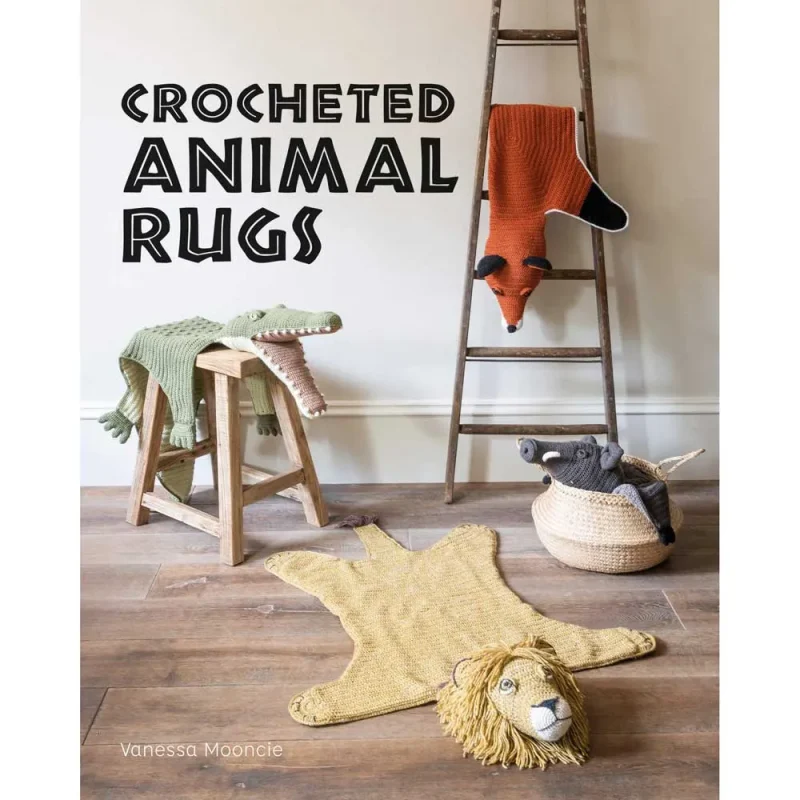 handmade crochet animal rugs by vanessa mooncie