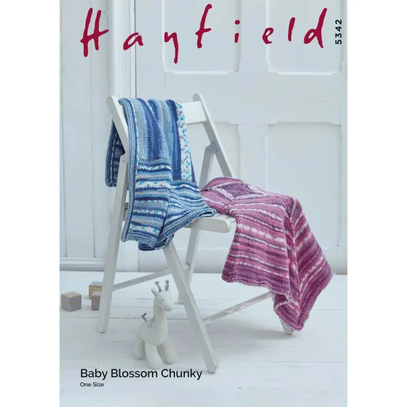 hayfield baby blossom chunky blankets