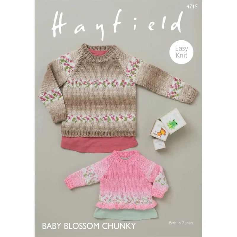 hayfield baby blossom chunky digital sweater patterns