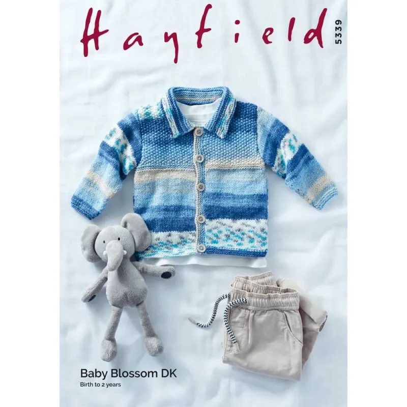 hayfield baby blossom dk knit jacket