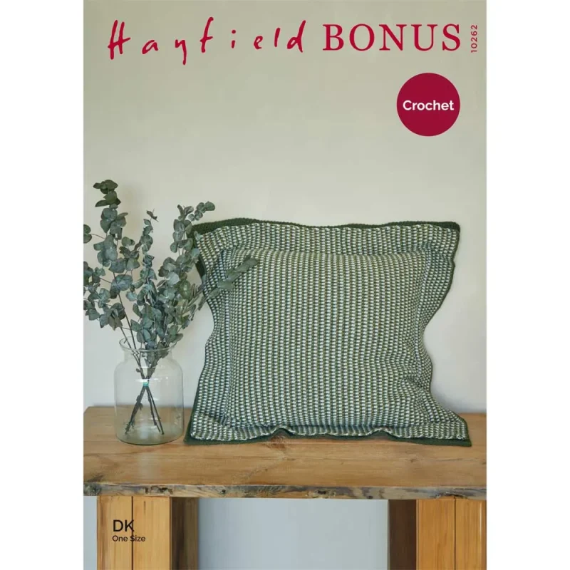 hayfield bonus dk digital cushion pattern 10262