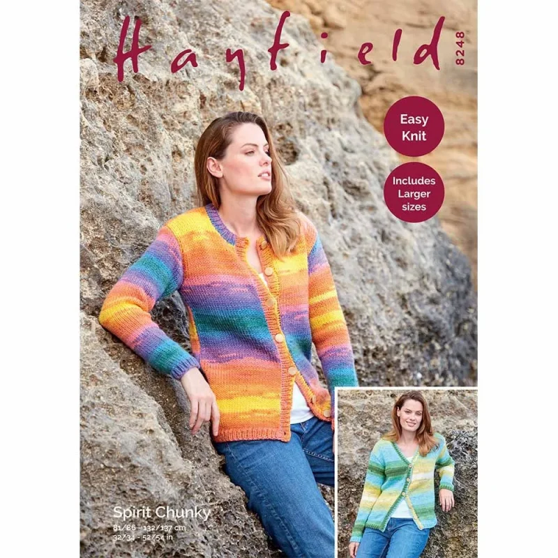 hayfield spirit chunky digital cardigans