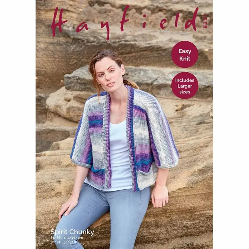 hayfield spirit chunky digital kimono jacket pattern