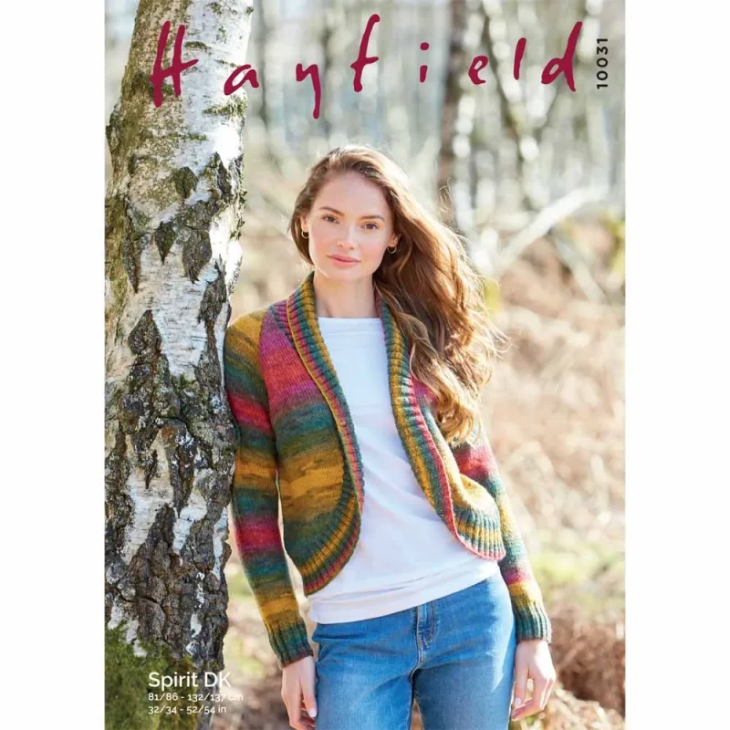 hayfield spirit dk cardigan for women