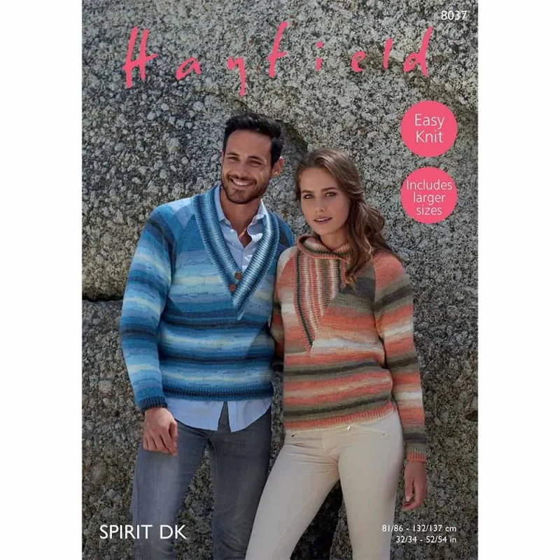 hayfield spirit dk digital sweaters