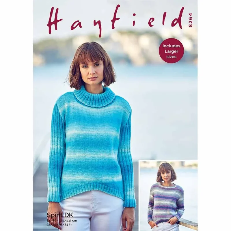 hayfield spirit dk wool sweaters