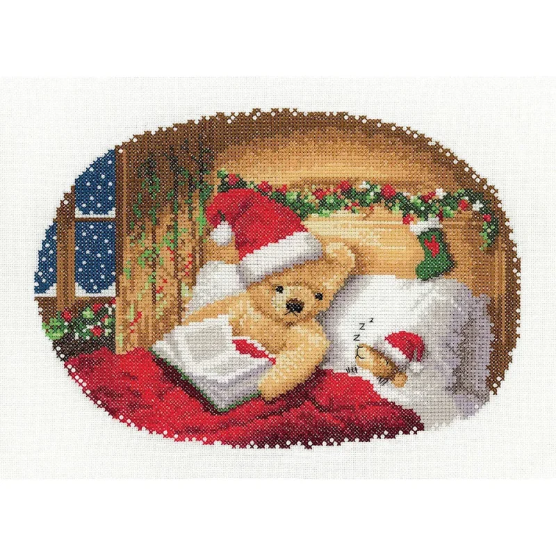 heritage crafts bedtime story cross stitch kit