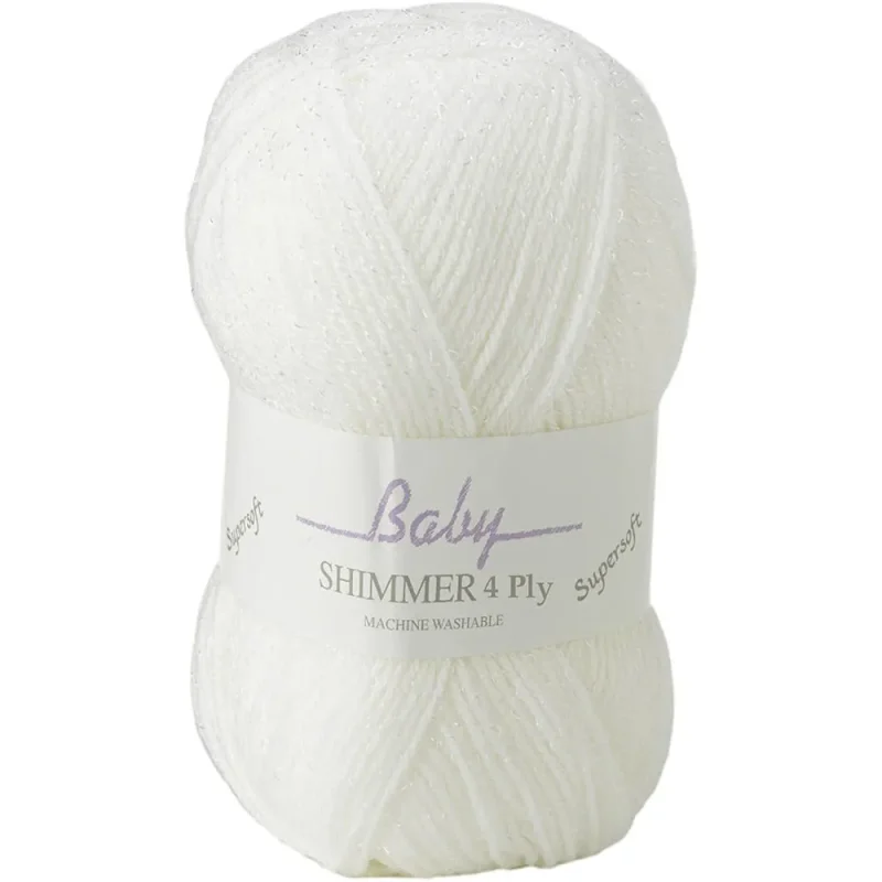 james c brett 4 ply baby shimmer yarn