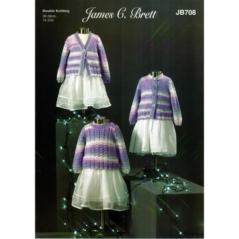 james c brett baby twinkle cardigans sweaters print dk