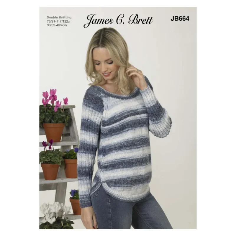 james c brett driftwood dk sweater