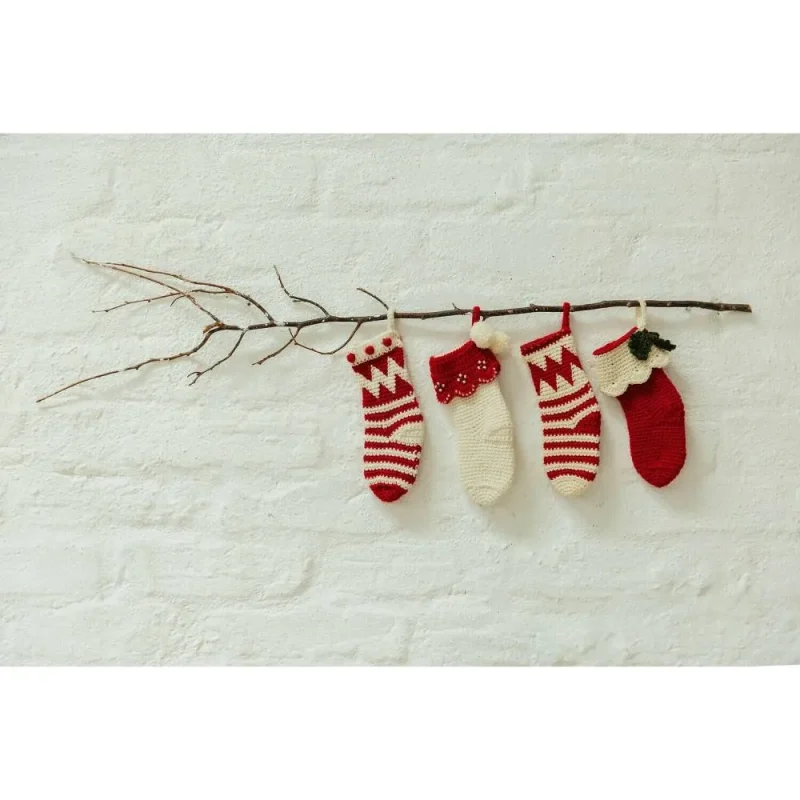 janie crow festive mini stockings