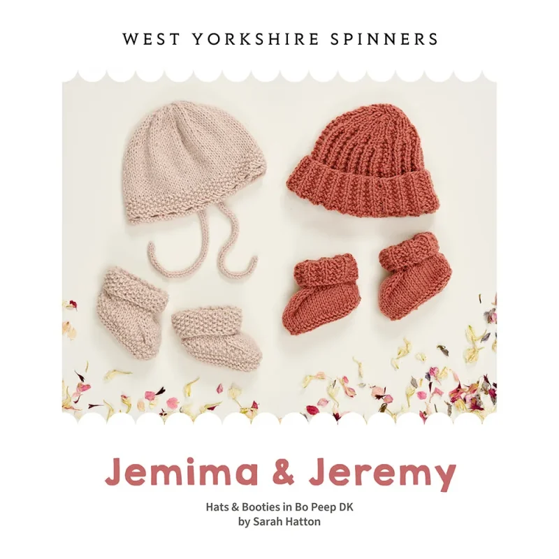 jemima jeremy hats booties bo peep dk yarn