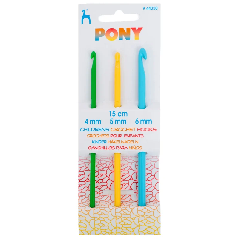 kids crochet hook set pony design scaled