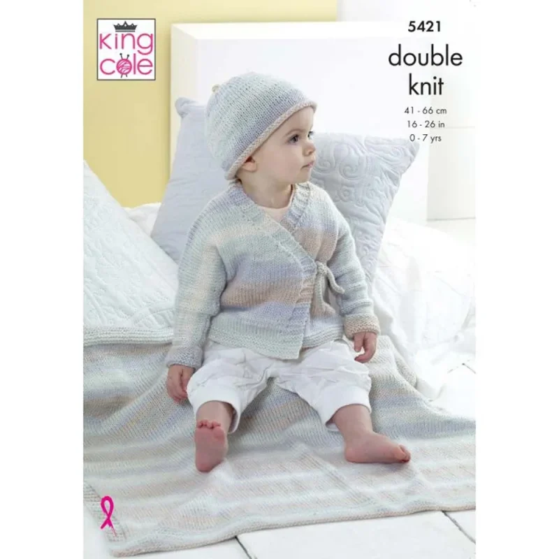 king cole beaches cardigan hat blanket set