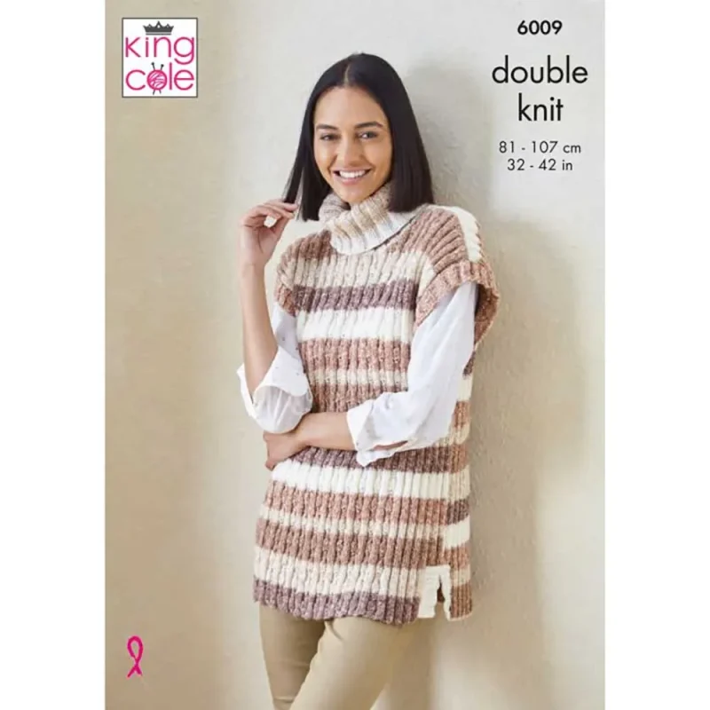 king cole harvest dk knitted hoodie pullover