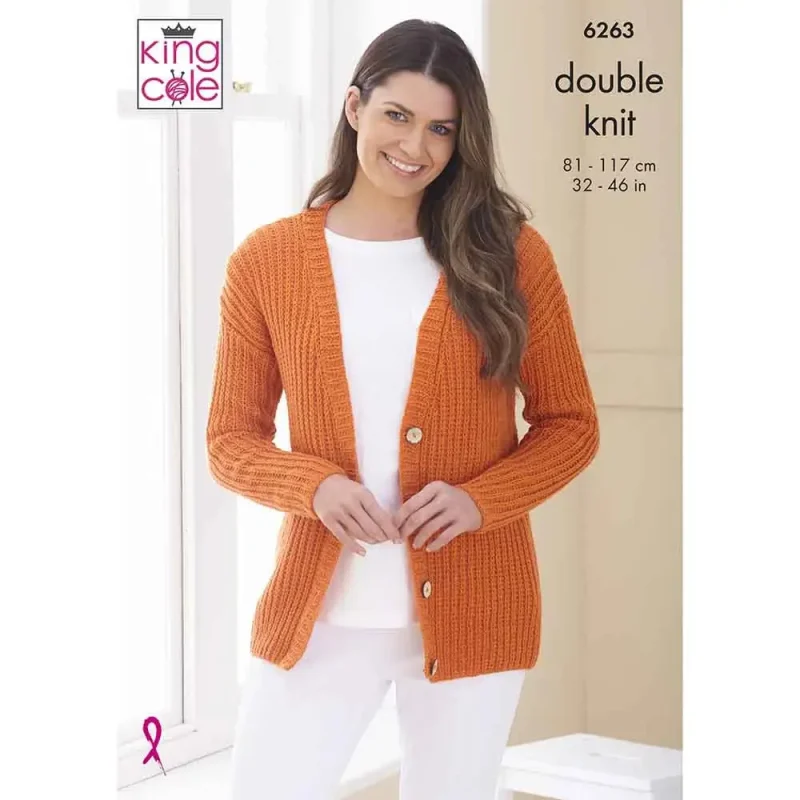 king cole orchard dk knitted cardigans