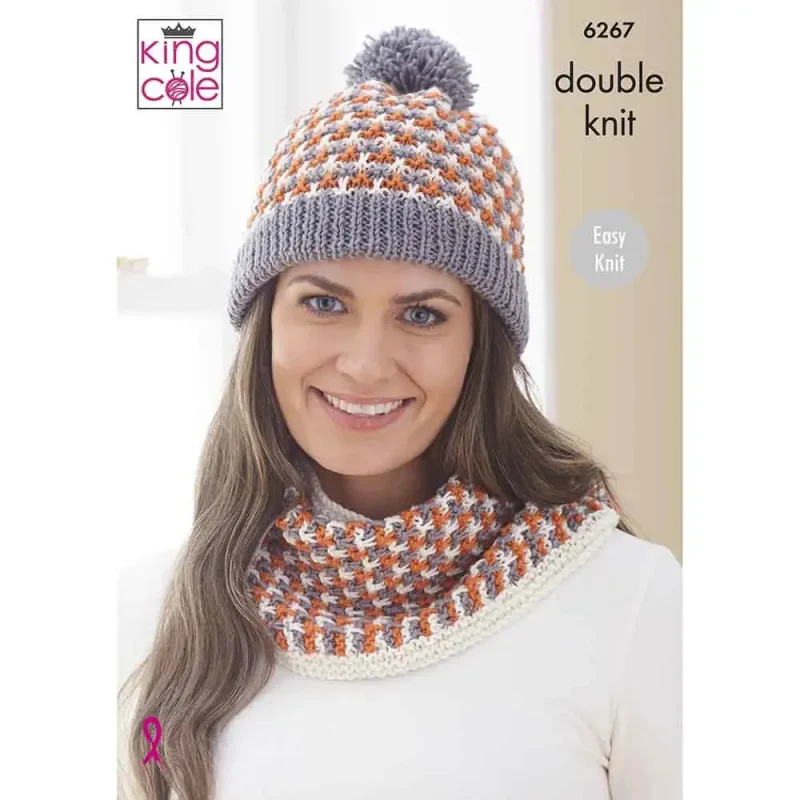 king cole orchard dk scarf hat cowl set