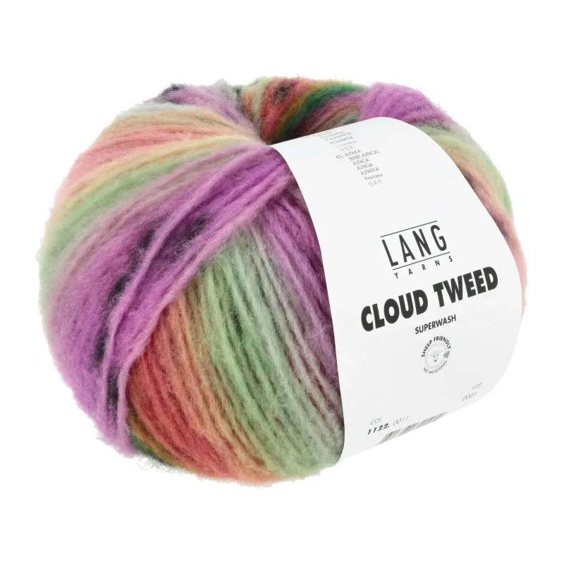 lang yarns cloud tweed wool