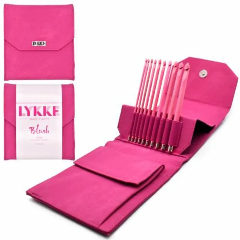 lykke blush 6 piece crochet hook set