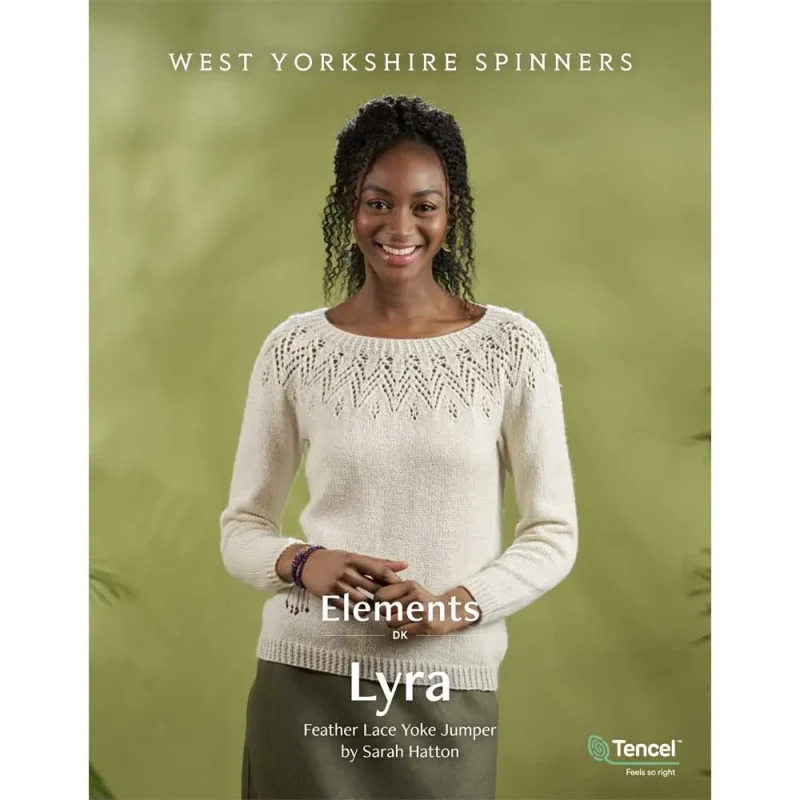 lyra jumper pattern west yorkshire spinners elements dk