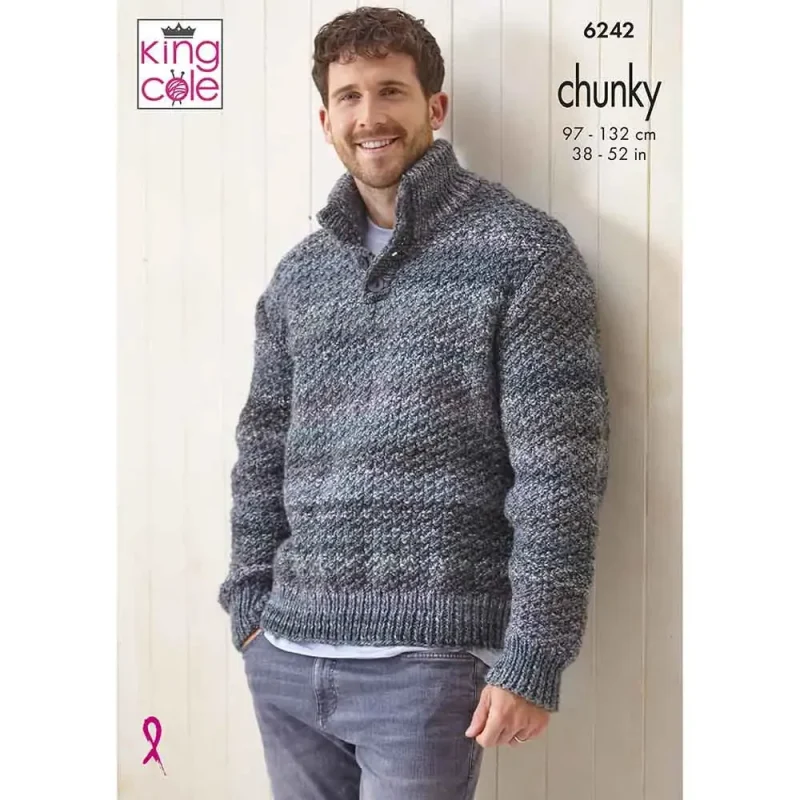 men s cozy cottagespun chunky sweaters