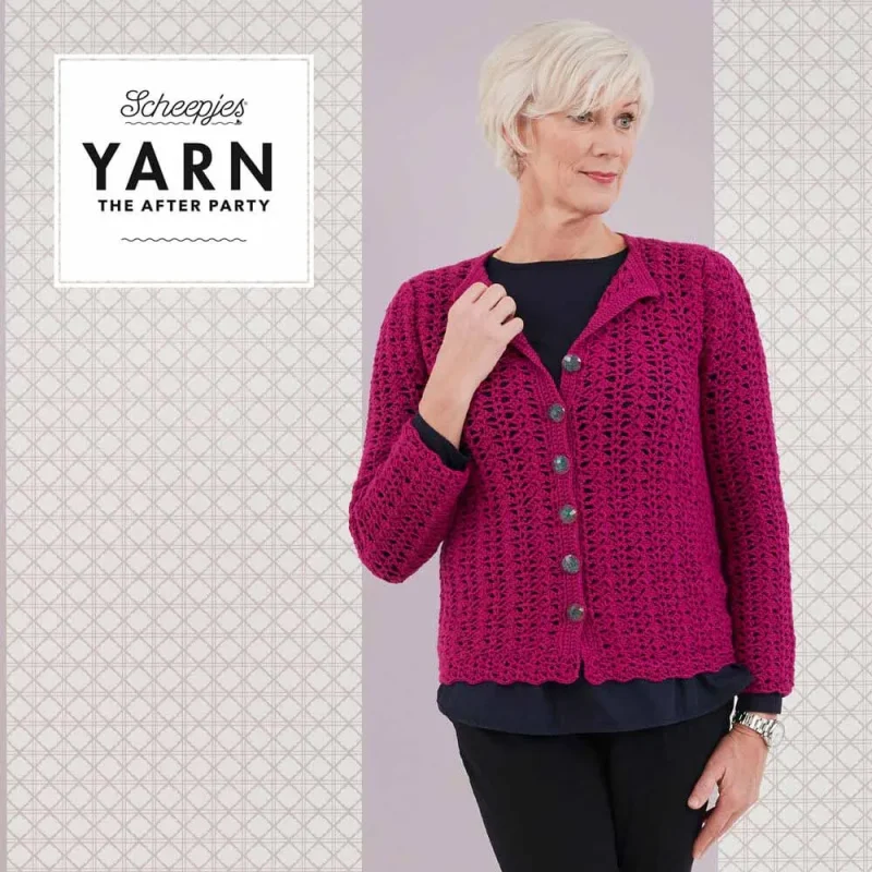 merino soft posy cardigan the after party 48 yarn