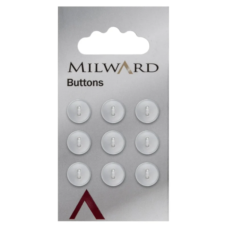 milward 10mm carded buttons pack of 9 00008