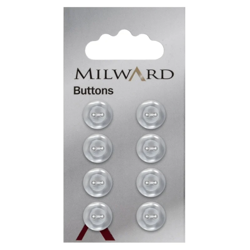 milward 11mm carded buttons 8 pack