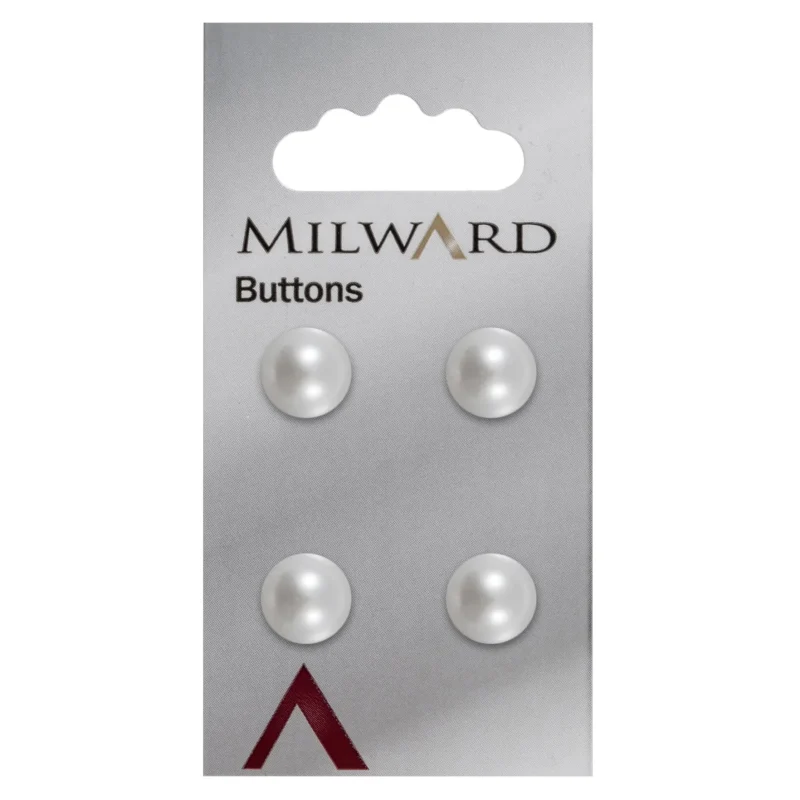 milward 11mm carded buttons pack of 4 00298