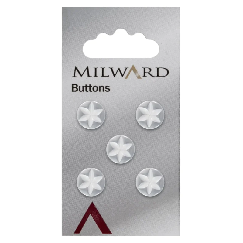 milward 11mm carded buttons pack of 5 00019