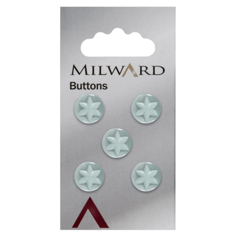 milward 11mm carded buttons pack of 5 00217