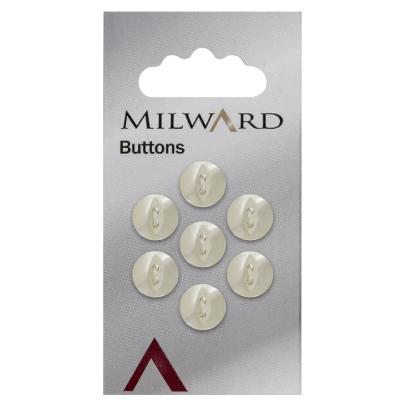 milward 11mm carded buttons pack of 7 00316