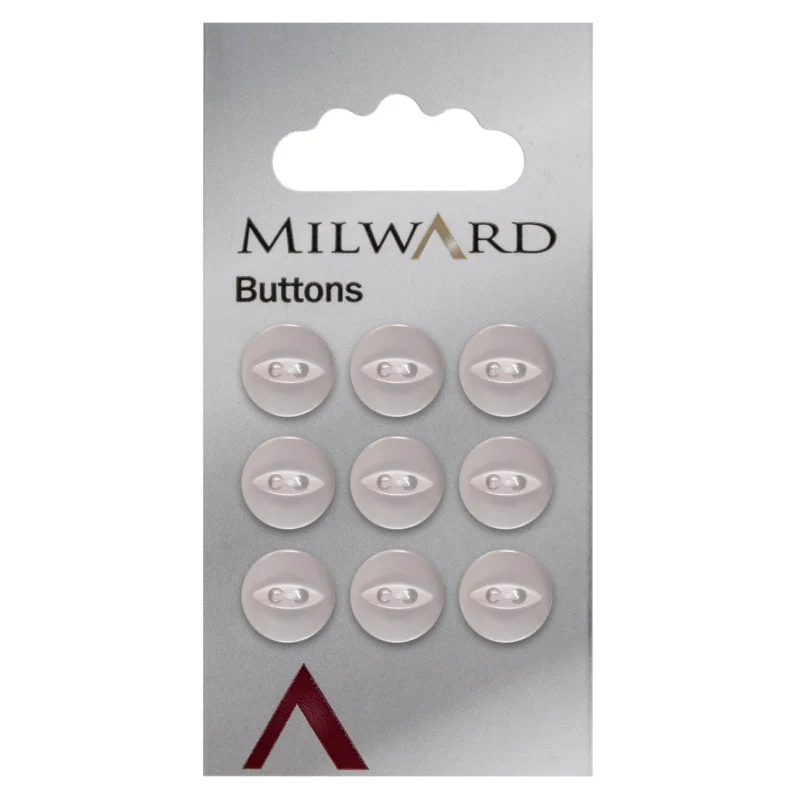 milward 11mm carded buttons pack of 9 00079